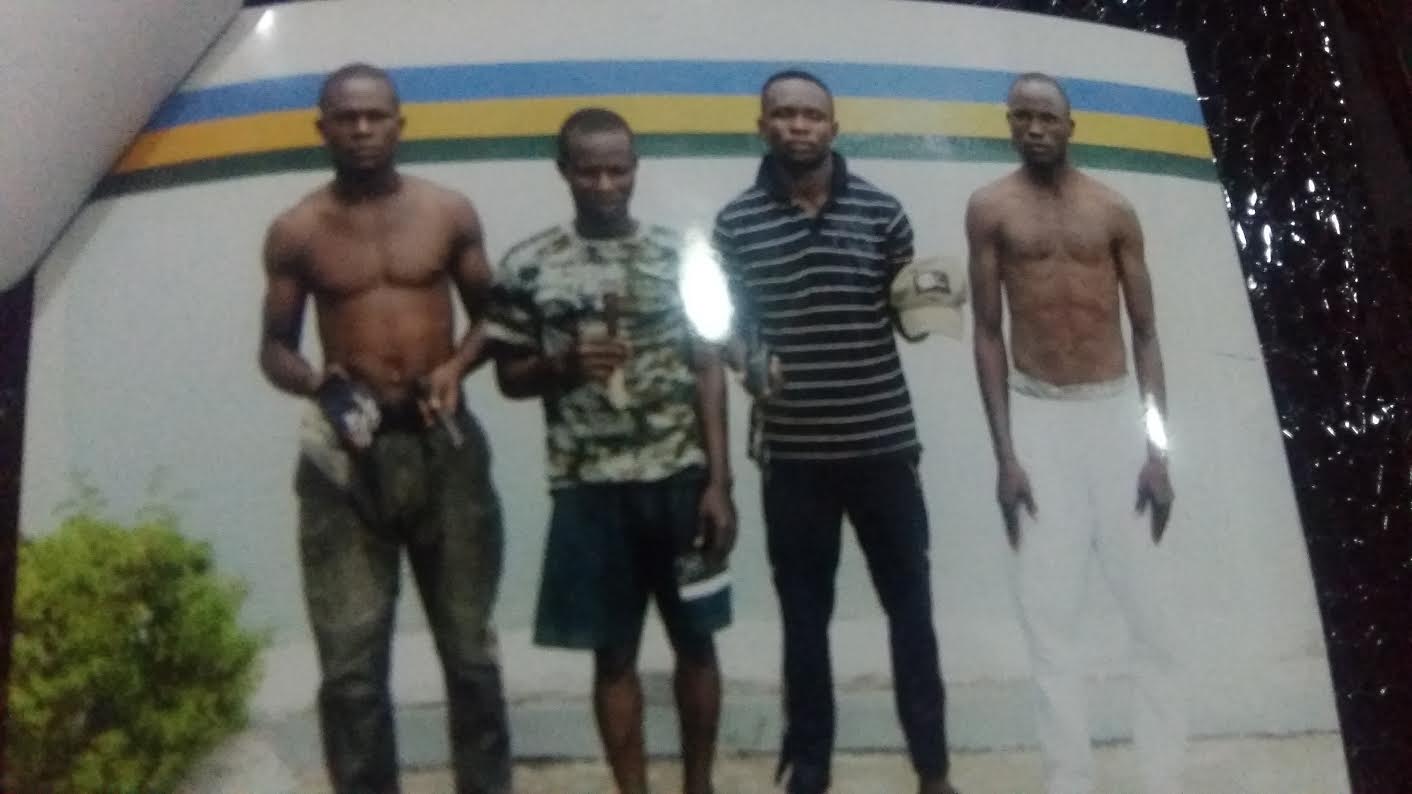 See The Four Daredevil Armed Robbers Arrested In Lekki Area Of Lagos ...